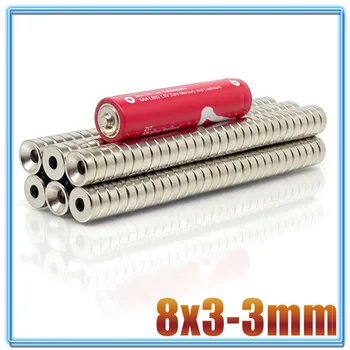 10/20/50/500Pcs Neodymium Magnet 8mm x 3mm Hole 3mm N35 NdFeB Round Super Powerful Strong Permanent Magnetic imanes Disc 8x3-3
10/20/50/500Pcs Neodymium Magnet 8mm x 3mm Hole 3mm N35 NdFeB Round Super Powerful Strong Permanent Magnetic imanes Disc 8x3-3