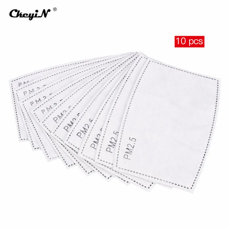 10PCS 5 Layer Mask Replacement Filter Activated Carbon Filter for Mount Mask Outdoor Anti-dust Efficient filtration PM2.5 Filter
10PCS 5 Layer Mask Replacement Filter Activated Carbon Filter for Mount Mask Outdoor Anti-dust Efficient filtration PM2.5 Filter