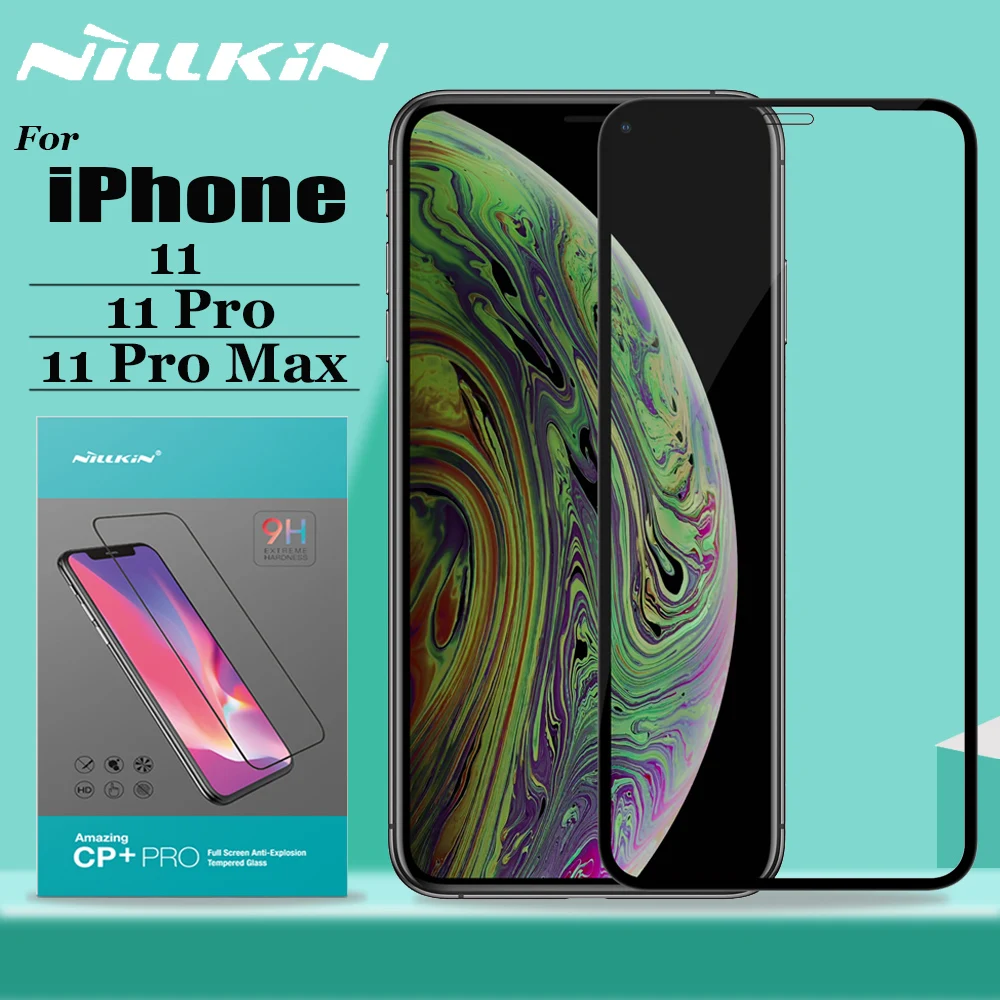 Nillkin for iPhone 11 Pro Max Tempered Glass Screen Protector 2.5D Full Cover Safety Protective Glass Film for iPhone 11 Pro Max
Nillkin for iPhone 11 Pro Max Tempered Glass Screen Protector 2.5D Full Cover Safety Protective Glass Film for iPhone 11 Pro Max