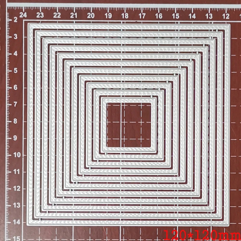 

Квадратная рамка фон металлические Вырубные штампы крафтовые штампы трафареты для «сделай сам» Скрапбукинг Фотоальбом декоративное тиснение «сделай сам» бумажные карты