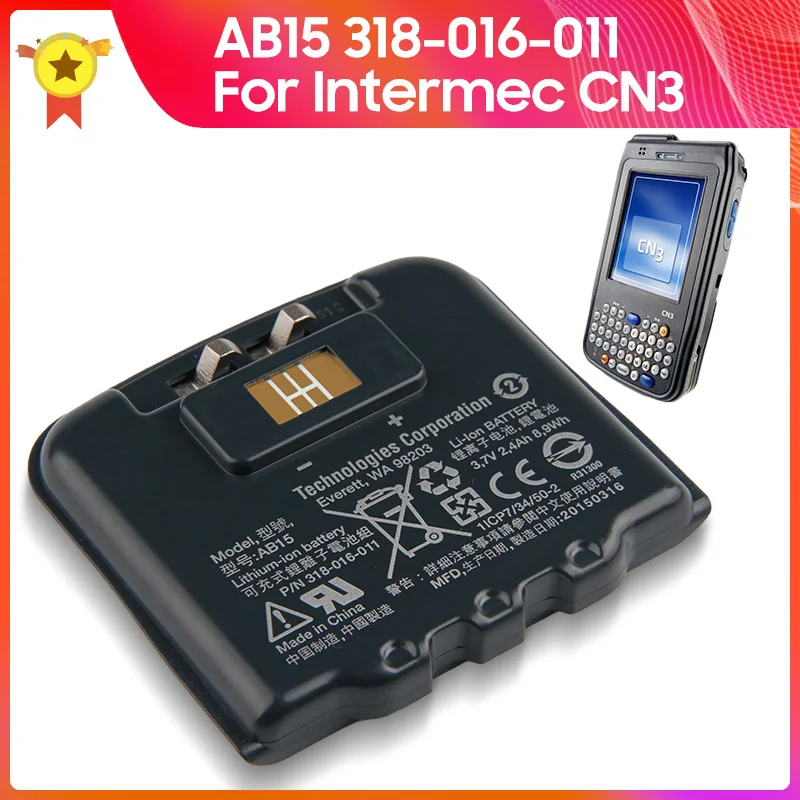 Genuine Replacement Battery AB15 318-016-011 for Intermec CN3 Mobile Handheld Computer 8.9Wh Quality Goods + Free Tools
Genuine Replacement Battery AB15 318-016-011 for Intermec CN3 Mobile Handheld Computer 8.9Wh Quality Goods + Free Tools
