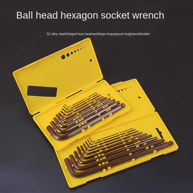 Durable 9PCS S2 Hexagon Allen Key Wrench Tools set Matte Chrome Pozidriv Ball End Spanner set Screwdriver Set Repair Tools Kit
Durable 9PCS S2 Hexagon Allen Key Wrench Tools set Matte Chrome Pozidriv Ball End Spanner set Screwdriver Set Repair Tools Kit