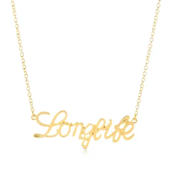 10pcs Longlife the King/Queen Ligatures Charm Necklaces Longlife Line Word Chain Necklace Jewelry for Parents
10pcs Longlife the King/Queen Ligatures Charm Necklaces Longlife Line Word Chain Necklace Jewelry for Parents