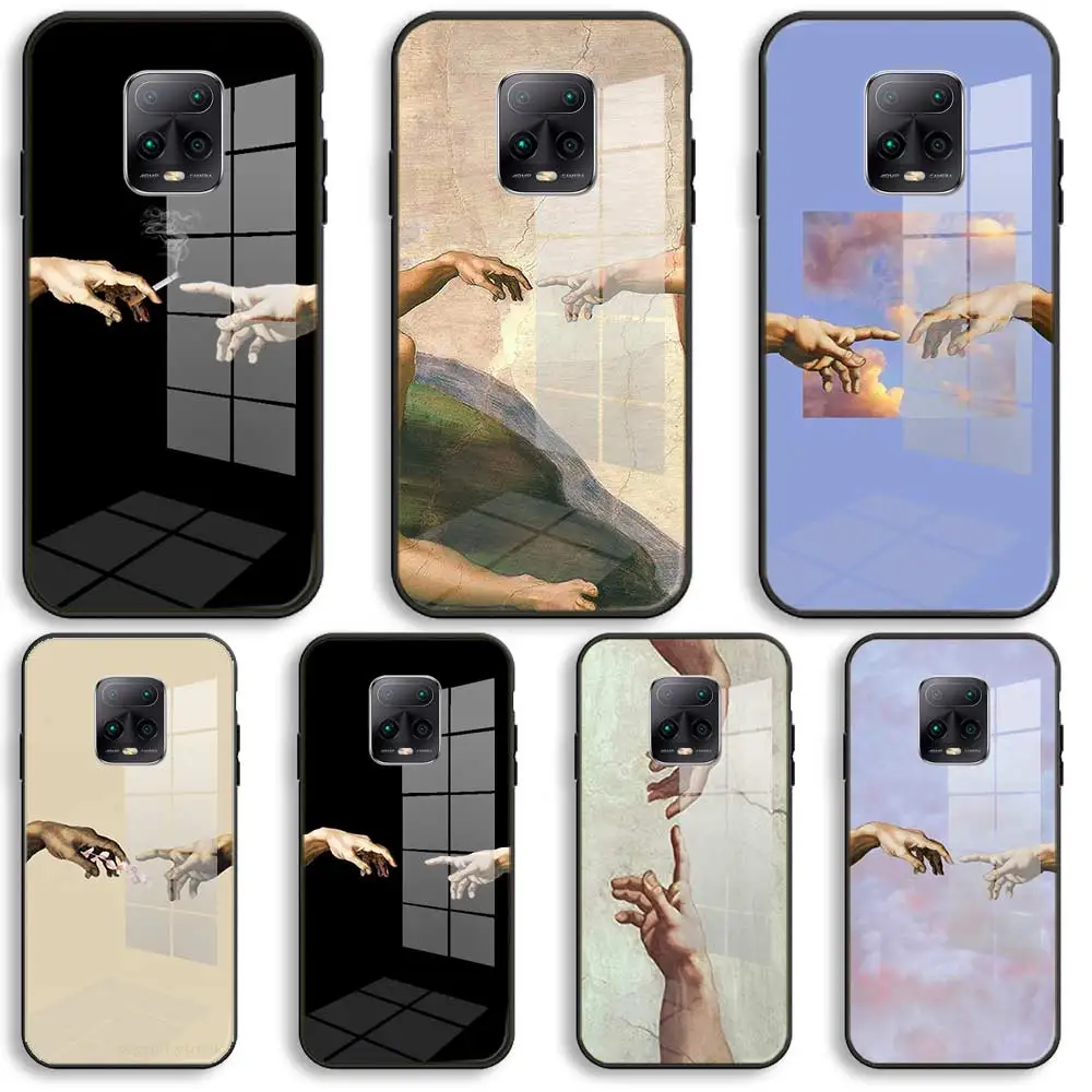 Designer black Art Fresco Michelangelo Creation Soft Glass Case For Xiaomi Redmi 9A 8A 7A Note 9 8 7 Pro Y3 9S 8T Balck Cover
Designer black Art Fresco Michelangelo Creation Soft Glass Case For Xiaomi Redmi 9A 8A 7A Note 9 8 7 Pro Y3 9S 8T Balck Cover