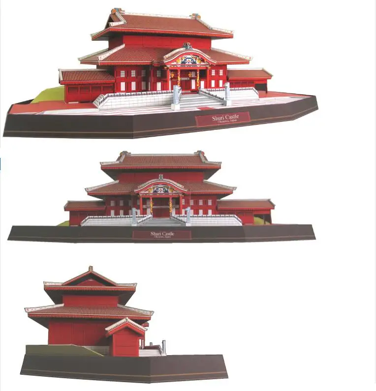 3D пазл бумажная модель для строительства игрушка Великая архитектура мира