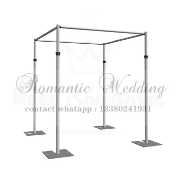 High Quality Aluminum Alloy Adjustable 6-10Ft Backdrop Frame Kit Double Crossbar for Wendding & Engagement Birthday Party
High Quality Aluminum Alloy Adjustable 6-10Ft Backdrop Frame Kit Double Crossbar for Wendding & Engagement Birthday Party