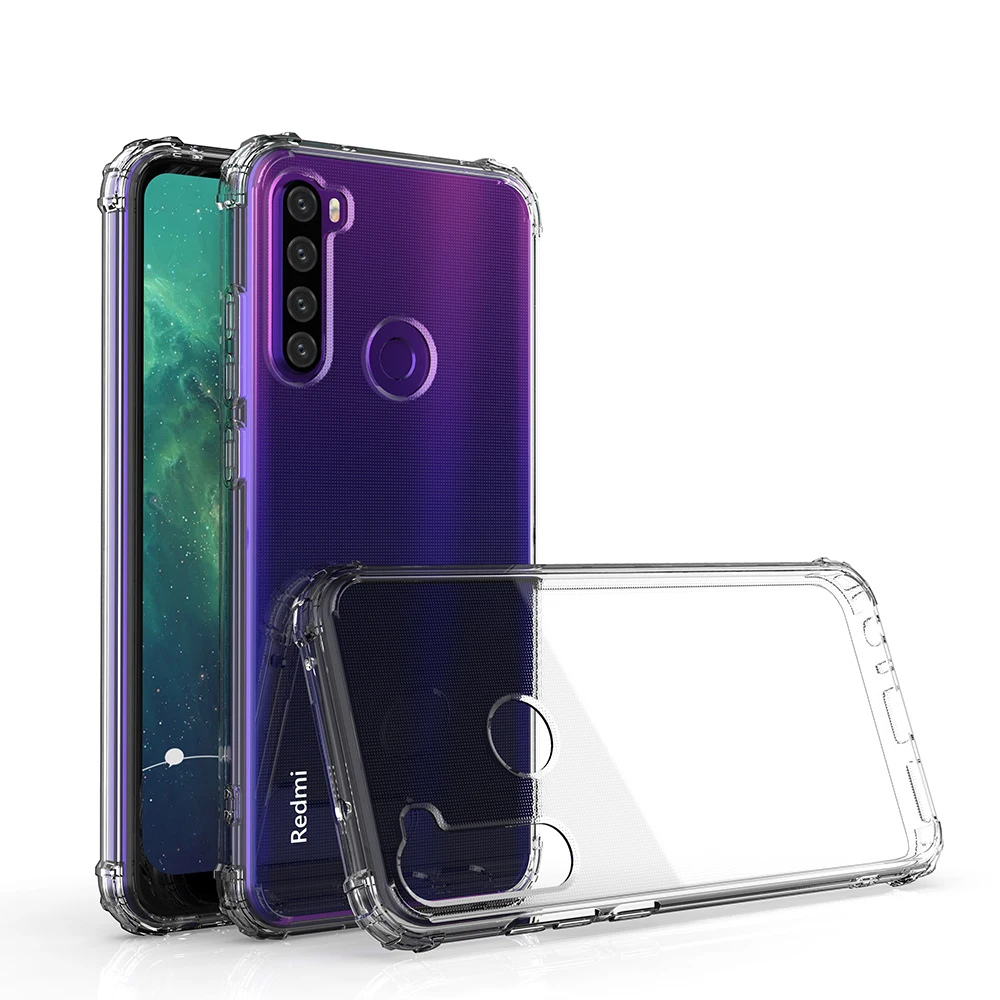 Противоударный Прозрачный бампер прозрачный чехол для Xiaomi Redmi Note 8T 6 7 8 Pro 9 SE 6A 7A 8A MI