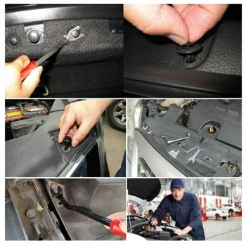 330*Nylon Clips Automotive Push Pins Retainer+Removal Tool Splash Guard Rivet Fastener Clips For Ford Toyota Honda
330*Nylon Clips Automotive Push Pins Retainer+Removal Tool Splash Guard Rivet Fastener Clips For Ford Toyota Honda