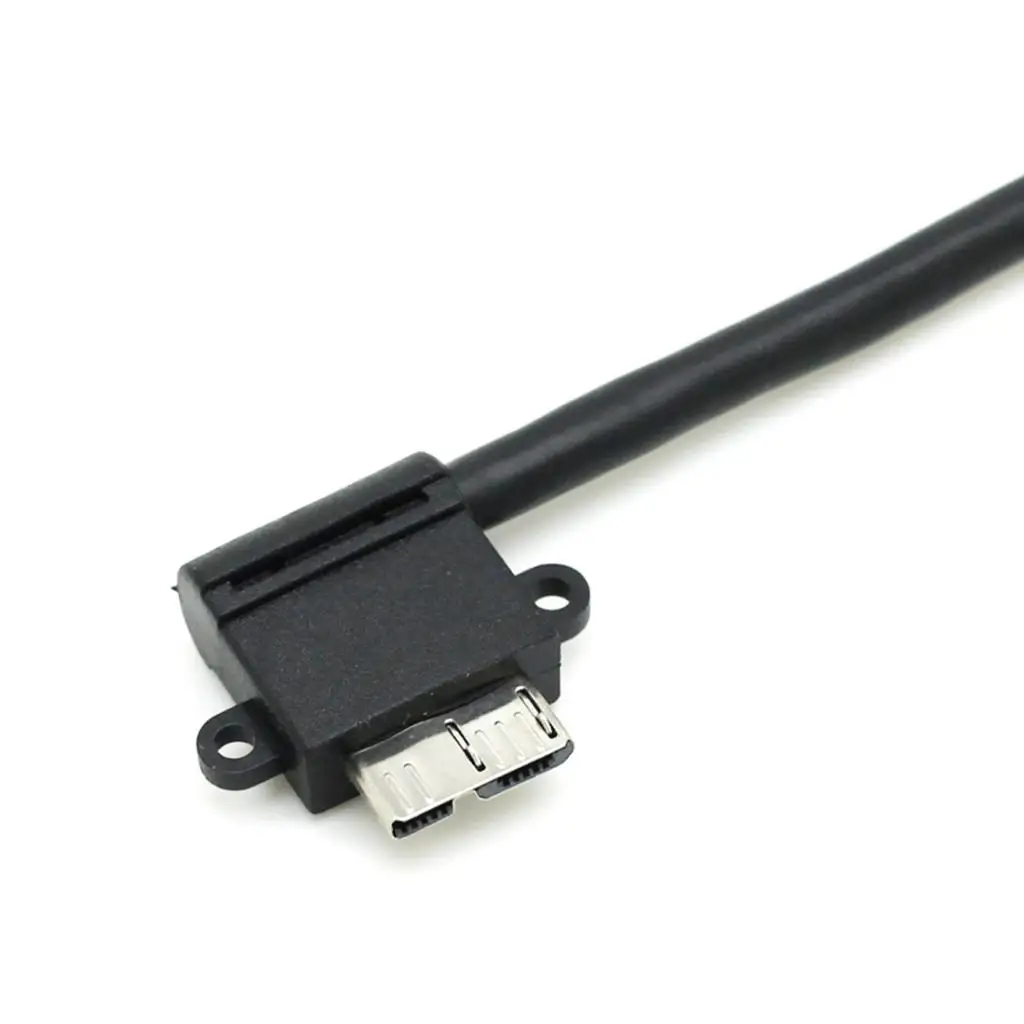 25cm USB 3.0 A Male Plug to Micro B male 10pin 90 Degree Down angle Short Cable 25cm USB 3.0 A Male Plug to Micro B male 10pin 90 Degree Down angle Short Cable