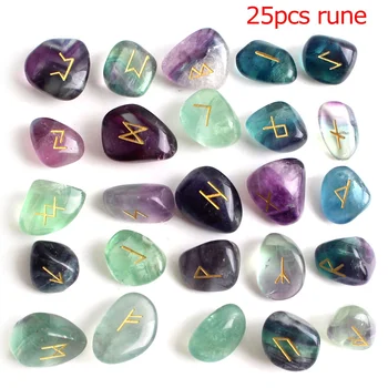 25Pcs Natural Rainbow Fluorite Crystal Rune Irregular Colorful Stone Divination Fortune-telling Runes Mineral Healing Gift Decor
25Pcs Natural Rainbow Fluorite Crystal Rune Irregular Colorful Stone Divination Fortune-telling Runes Mineral Healing Gift Decor