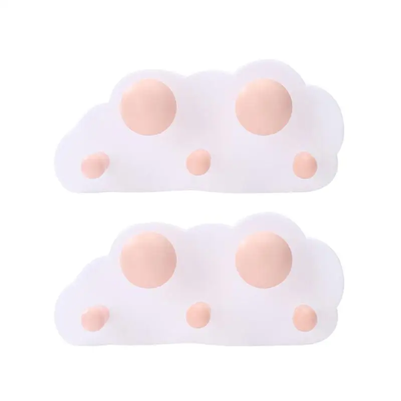 2pcs Cloud Shape Wall Hangers with 5 Hooks Multifunction Coat Hook Self Adhesive Wall Hook for Kitchen Bathroom
2pcs Cloud Shape Wall Hangers with 5 Hooks Multifunction Coat Hook Self Adhesive Wall Hook for Kitchen Bathroom