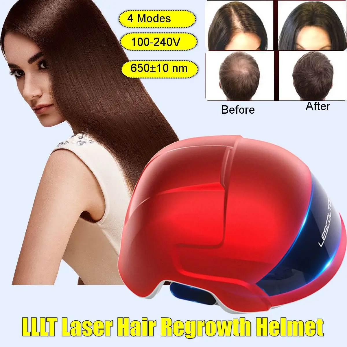 Hair Regrow LED Infrared Light Helmet Fast Growth Hair Cap Hair Loss Solution For Men Women LLLT Laser Treatment Hair Hats
Hair Regrow LED Infrared Light Helmet Fast Growth Hair Cap Hair Loss Solution For Men Women LLLT Laser Treatment Hair Hats