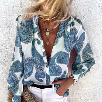 Women's Floral Print Long Sleeve Shirts Irregular Turn-Down Collar Female Casual Shirt 2020 Autumn Ladies Tops Streetwear
Women's Floral Print Long Sleeve Shirts Irregular Turn-Down Collar Female Casual Shirt 2020 Autumn Ladies Tops Streetwear