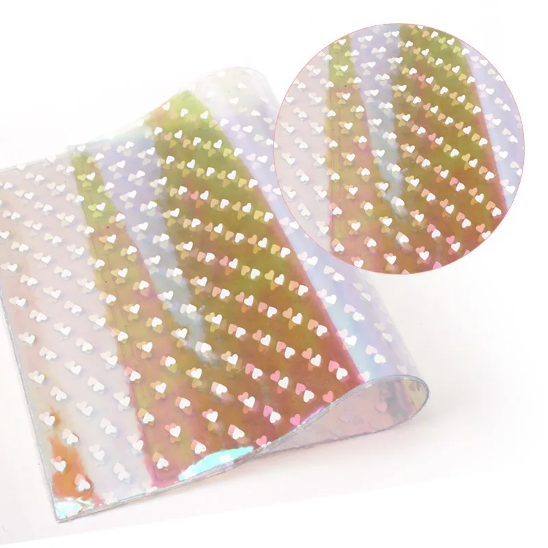 Cheerbows 22*30cm Transparent PVC Synthetic Leather Heart Love Printed Sheet Apparel Bag Material DIY Hair Bow Handmade Shoe
Cheerbows 22*30cm Transparent PVC Synthetic Leather Heart Love Printed Sheet Apparel Bag Material DIY Hair Bow Handmade Shoe