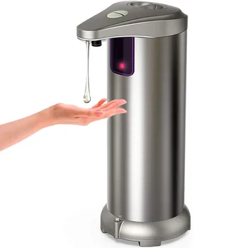 280ml Soap Dispenser Sensor Infrared Automatic Shampoo Dispenser Stainless Steel Suitable for Bathrooms Kitchen Dropship
280ml Soap Dispenser Sensor Infrared Automatic Shampoo Dispenser Stainless Steel Suitable for Bathrooms Kitchen Dropship