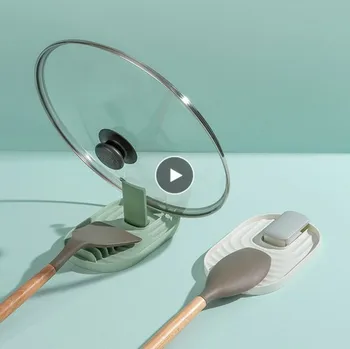 Kitchen Spoon Holders Fork Spatula Rack Shelf Organizer Plastic Spoon Rest Chopsticks Holder Non-slip Spoons Pad Kitchen Utensil
Kitchen Spoon Holders Fork Spatula Rack Shelf Organizer Plastic Spoon Rest Chopsticks Holder Non-slip Spoons Pad Kitchen Utensil