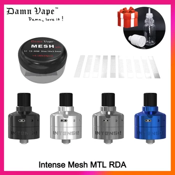Original Damn Vape Intense Mesh MTL RDA 24mm MTL Rebuildable Atomizer 510 POM drip tip e-Cigarette Vape Tank Vs Zeus X
Original Damn Vape Intense Mesh MTL RDA 24mm MTL Rebuildable Atomizer 510 POM drip tip e-Cigarette Vape Tank Vs Zeus X