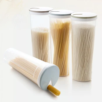 Plastic Noodle Storage Box Food Sealed storage Containers Leak Proof Storage Jar Crisper for Cereal Spaghetti Noodle Pasta Grain
Plastic Noodle Storage Box Food Sealed storage Containers Leak Proof Storage Jar Crisper for Cereal Spaghetti Noodle Pasta Grain