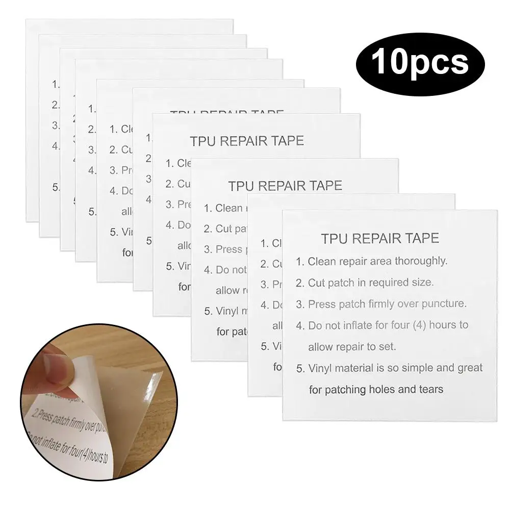 Mending Patches Self Adhesive Sticker High Flexibility Tent Jacket Repair Air Mattress Repair Patch Swimming Ring Repair Patch
Mending Patches Self Adhesive Sticker High Flexibility Tent Jacket Repair Air Mattress Repair Patch Swimming Ring Repair Patch