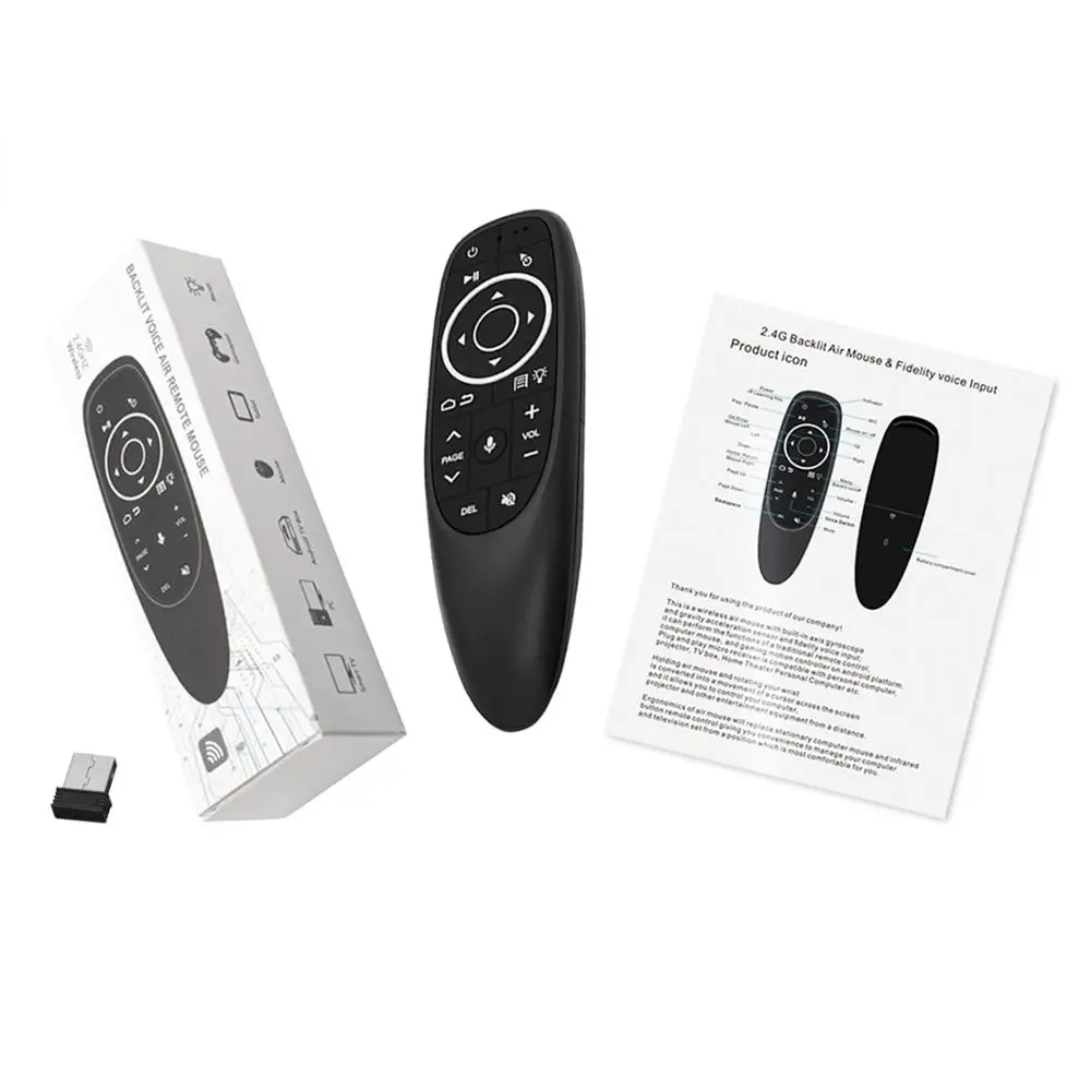 G10S Pro Voice Control Air Mouse with Gyro Sensing Mini Wireless keyboard Smart Remote control Backlit For Android tv box PC G10
G10S Pro Voice Control Air Mouse with Gyro Sensing Mini Wireless keyboard Smart Remote control Backlit For Android tv box PC G10