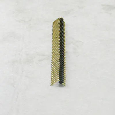 DHL/EMS 1000PC Gilded Needle Header Right angle 1X40 Pin 2.54mm Single Row for Programmer-A8
DHL/EMS 1000PC Gilded Needle Header Right angle 1X40 Pin 2.54mm Single Row for Programmer-A8