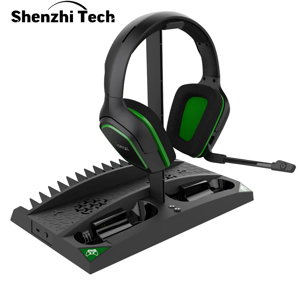 PS4 Vertical Stand xbox one Controller Charging Dock with Cooling Fan Controller Charger Charging Station Headset Holder
PS4 Vertical Stand xbox one Controller Charging Dock with Cooling Fan Controller Charger Charging Station Headset Holder
