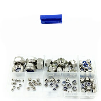 75Pcs M2 M2.5 M3 M4 M5 M6 M8 M10304 Stainless Steel Self-Locking Hex Nuts Locknut Slip Lock Nut
75Pcs M2 M2.5 M3 M4 M5 M6 M8 M10304 Stainless Steel Self-Locking Hex Nuts Locknut Slip Lock Nut