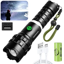 Rechargeable Flashlight XHP190 Ultra Powerful Led Torch High Power Led Flashlights 18650 USB Tacital Flash Light Camping Lantern
Rechargeable Flashlight XHP190 Ultra Powerful Led Torch High Power Led Flashlights 18650 USB Tacital Flash Light Camping Lantern