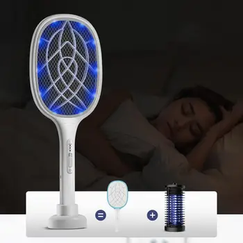 HOT Electric Insect Racket Swatter Zapper USB Rechargeable Mosquito Fly Swatter 2 In 1 2000mAh Mosquito Racket Bug Killer Trap
HOT Electric Insect Racket Swatter Zapper USB Rechargeable Mosquito Fly Swatter 2 In 1 2000mAh Mosquito Racket Bug Killer Trap