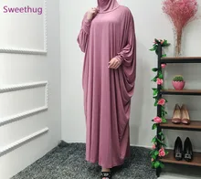 2021 Ramadan Muslim Arab Women Hijab Long Dress Batwing Sleeve Abaya Islam Prayer Robe Kaftan Jilbab Arabic Solid Color 
2021 Ramadan Muslim Arab Women Hijab Long Dress Batwing Sleeve Abaya Islam Prayer Robe Kaftan Jilbab Arabic Solid Color