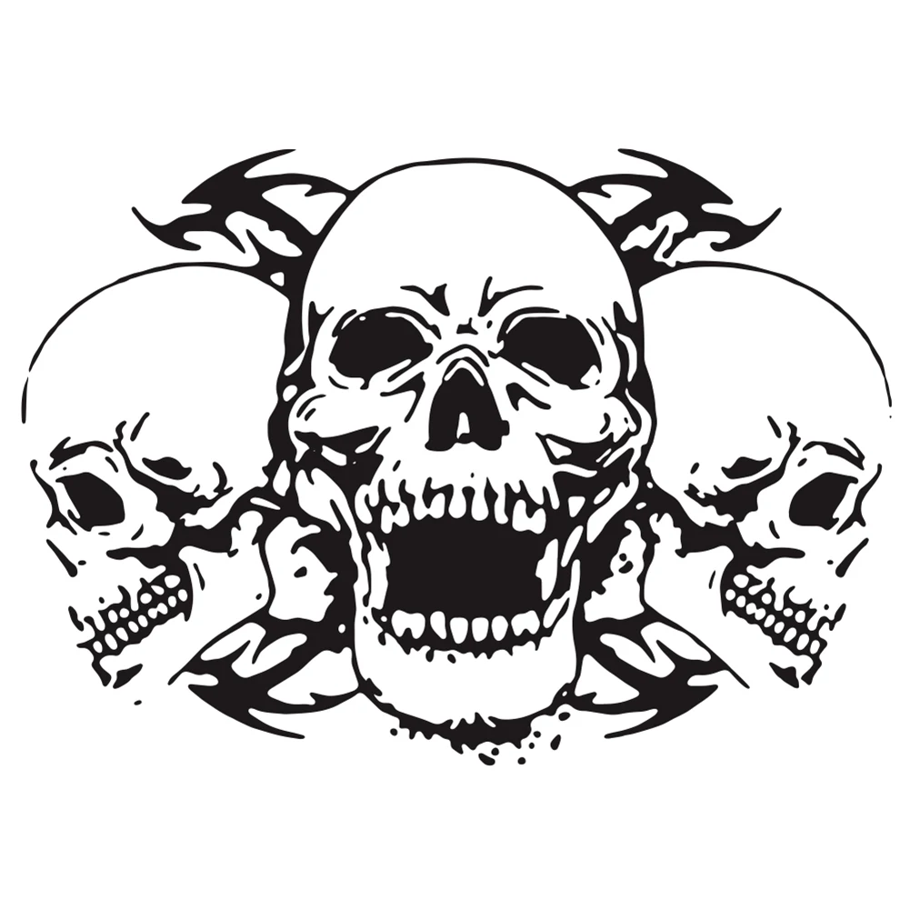 1Pc Skull Head Totem Auto Sticker Car Body Racing Side Door Long Stripe Stickers Auto Vinyl Decal Three Skull Totems Car Decal
1Pc Skull Head Totem Auto Sticker Car Body Racing Side Door Long Stripe Stickers Auto Vinyl Decal Three Skull Totems Car Decal