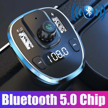 JINSERTA Bluetooth 5.0 FM Transmitter Car MP3 Player Dual USB Car Charger With Voltage Detection 3.4A Mobile Phone Charger
JINSERTA Bluetooth 5.0 FM Transmitter Car MP3 Player Dual USB Car Charger With Voltage Detection 3.4A Mobile Phone Charger