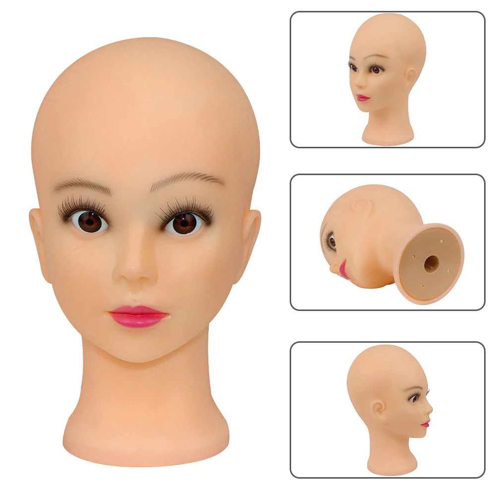 Bald Mannequin Head With Clamp Female Mannequin Head For Wig Making Hat Display Cosmetology Manikin Head For Makeup Practice
Bald Mannequin Head With Clamp Female Mannequin Head For Wig Making Hat Display Cosmetology Manikin Head For Makeup Practice