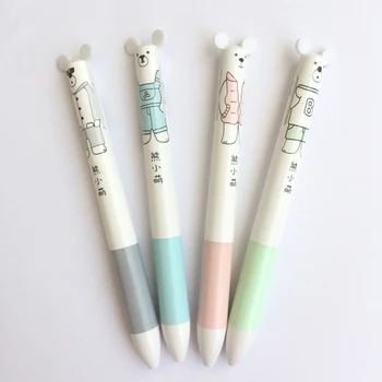 Cartoon Bear Multi-function Ballpoint Pen Automatic Pencil 2 In 1 Cute Hand-paint Characters Mechanical Pencil School Stationery
Cartoon Bear Multi-function Ballpoint Pen Automatic Pencil 2 In 1 Cute Hand-paint Characters Mechanical Pencil School Stationery