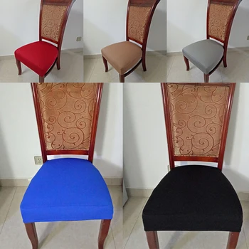 Chair Seat Covers, Stretchable Dining Chair Cover Slipcovers, Soft Chair Protectors for Dining Room, With Locking Buckle 
Chair Seat Covers, Stretchable Dining Chair Cover Slipcovers, Soft Chair Protectors for Dining Room, With Locking Buckle