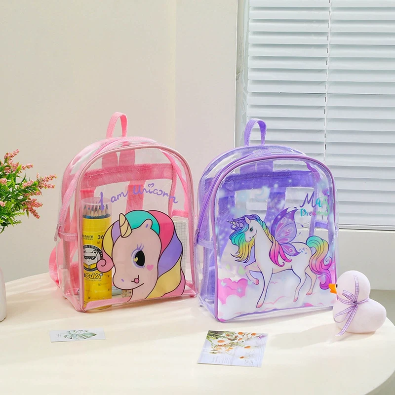 Unicorn Transparent School Bag Unicorn Transparent School Bag