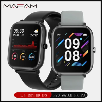 MAFAM P20 Men's Smart Watch 49mm 1.4 Inches Square Full Touch Screen Heart Rate Measurement Sport Fitness Bracelet PK COLMI P8
MAFAM P20 Men's Smart Watch 49mm 1.4 Inches Square Full Touch Screen Heart Rate Measurement Sport Fitness Bracelet PK COLMI P8