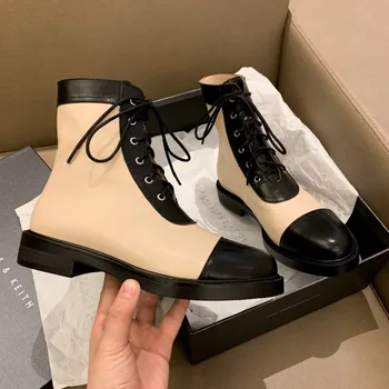 MLJUESE 2020 women ankle boots cow leather winter short plush mixed colors checkered round toe high heels female riding boots
MLJUESE 2020 women ankle boots cow leather winter short plush mixed colors checkered round toe high heels female riding boots