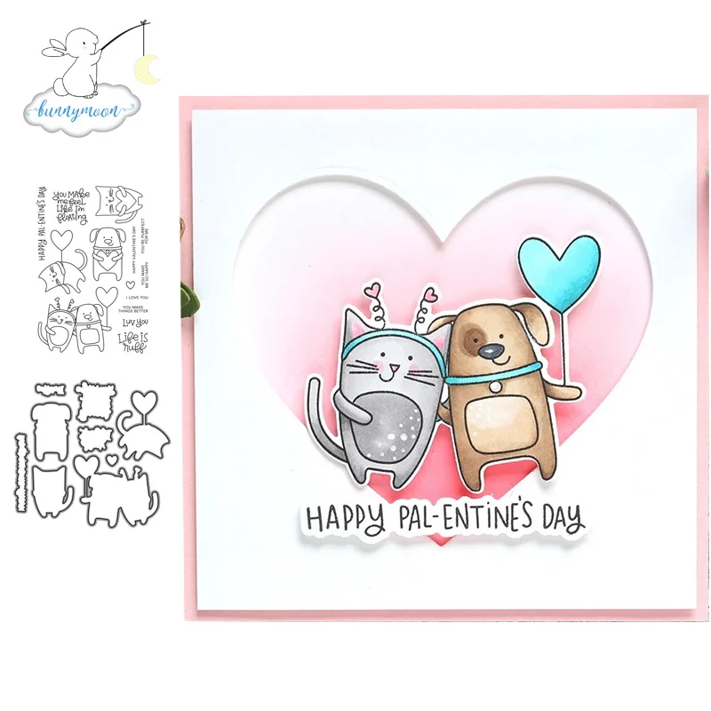 CH Happy Pal Entine's Day Metal Cutting Dies and stamps DIY Scrapbooking Card Stencil Paper Cards Handmade Album Stamp Die Sheet
CH Happy Pal Entine's Day Metal Cutting Dies and stamps DIY Scrapbooking Card Stencil Paper Cards Handmade Album Stamp Die Sheet