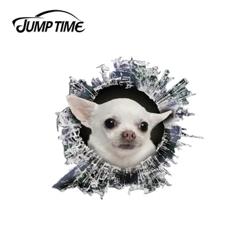 Jump Time 13cm x 12.2cm 3D White Chihuahua window decal Glass Slag Decal Reflective Stickers Waterproof Bird Decals
Jump Time 13cm x 12.2cm 3D White Chihuahua window decal Glass Slag Decal Reflective Stickers Waterproof Bird Decals