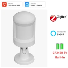 Tuya Smart ZigBee Battery PIR Motion Sensor Detector 7M Distance 150° Detect Angle Alexa Routine Set PIR works Tuyz ZigBee Hub
Tuya Smart ZigBee Battery PIR Motion Sensor Detector 7M Distance 150° Detect Angle Alexa Routine Set PIR works Tuyz ZigBee Hub