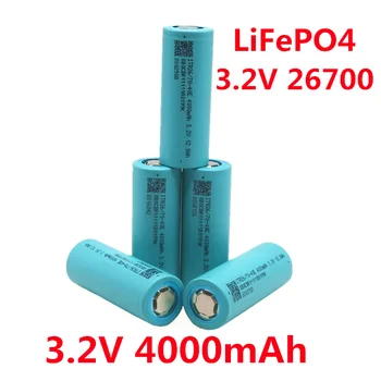 3.2V 26700 4000mAh LiFePO4 Battery 3C Continuous Discharge Maximum 5C Power battery For Electric car scooter Energy storage 
3.2V 26700 4000mAh LiFePO4 Battery 3C Continuous Discharge Maximum 5C Power battery For Electric car scooter Energy storage