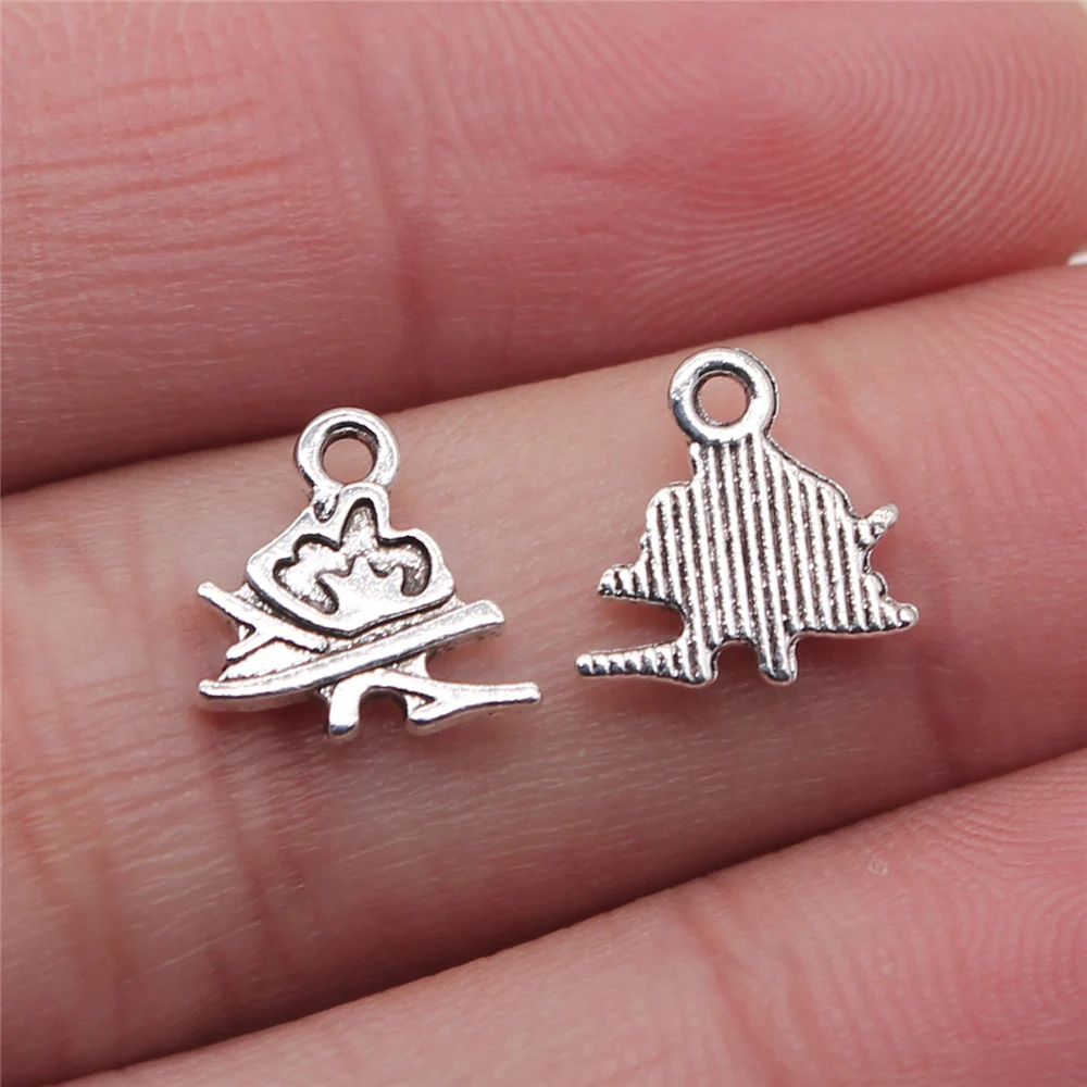 80pcs 11x11mm Fire Pendant Charms Antique Silver Plated For Jewelry Making Zinc Alloy Jewelry Findings Jewelry Components
80pcs 11x11mm Fire Pendant Charms Antique Silver Plated For Jewelry Making Zinc Alloy Jewelry Findings Jewelry Components