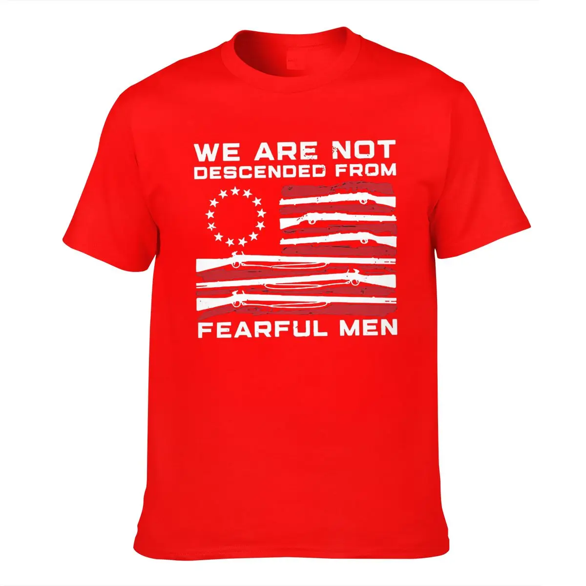 Betsy Ross Flag We Are Descended From Fearful Men Tops Tee T Shirt 13 Colonies Stars TShirt Outdoor Wear Tops T-Shirt
Betsy Ross Flag We Are Descended From Fearful Men Tops Tee T Shirt 13 Colonies Stars TShirt Outdoor Wear Tops T-Shirt
