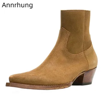 Concise Ankle Boots Women Chunky Square Heel Side Zipper Footwear Point Toe Decor Sewing Autumn Spring Casual Boots Women 35-42
Concise Ankle Boots Women Chunky Square Heel Side Zipper Footwear Point Toe Decor Sewing Autumn Spring Casual Boots Women 35-42