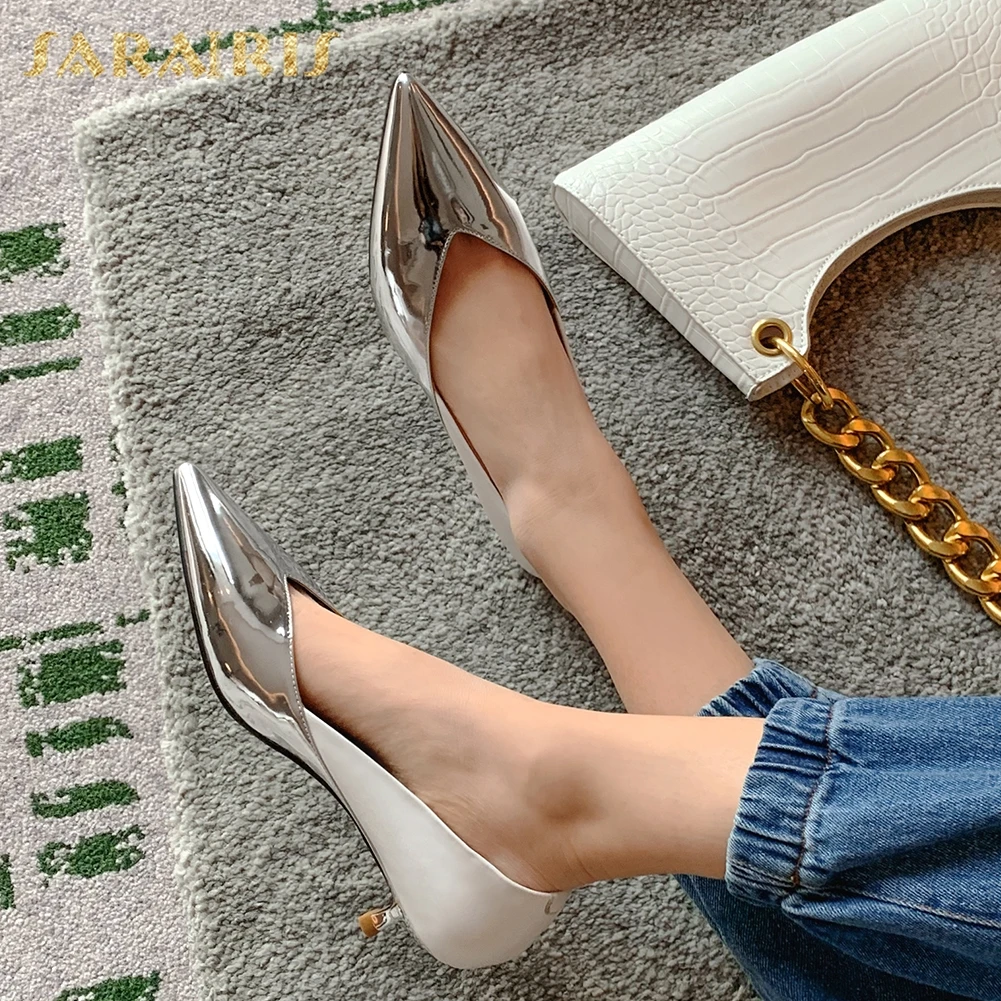 Sarairis New Fashion High Quality Sheepskin Thin Heels Elegant Pumps Woman Shoes Pointed Toe Slip-On Spring Shoes Women Pumps
Sarairis New Fashion High Quality Sheepskin Thin Heels Elegant Pumps Woman Shoes Pointed Toe Slip-On Spring Shoes Women Pumps