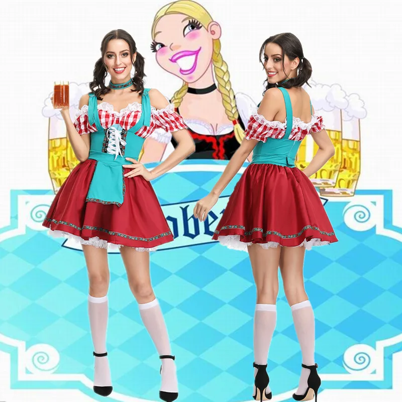 2019 New Style Women's Germany Traditional Beer Section Clothing Bar Nightclub Party Waiter Beer Sister Service 
2019 New Style Women's Germany Traditional Beer Section Clothing Bar Nightclub Party Waiter Beer Sister Service