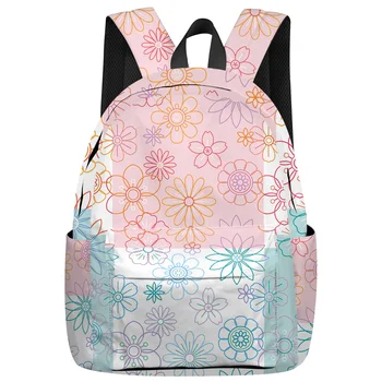 Coloured Floral Design Backpack Interior Key Chain Holder Luxury Backpack Arcuate Shoulder Strap
Coloured Floral Design Backpack Interior Key Chain Holder Luxury Backpack Arcuate Shoulder Strap