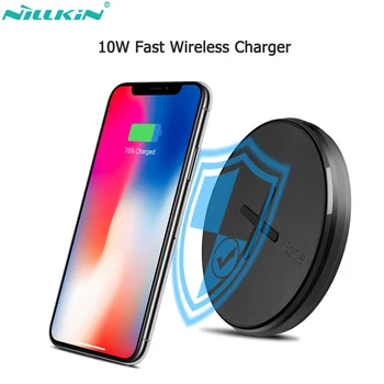Nillkin Button 10W Fast Wireless Charger for Samsung Galaxy Note 10 10+ S10 QI Charging Pad for iPhone Xs Max X for Xiaomi 9
Nillkin Button 10W Fast Wireless Charger for Samsung Galaxy Note 10 10+ S10 QI Charging Pad for iPhone Xs Max X for Xiaomi 9