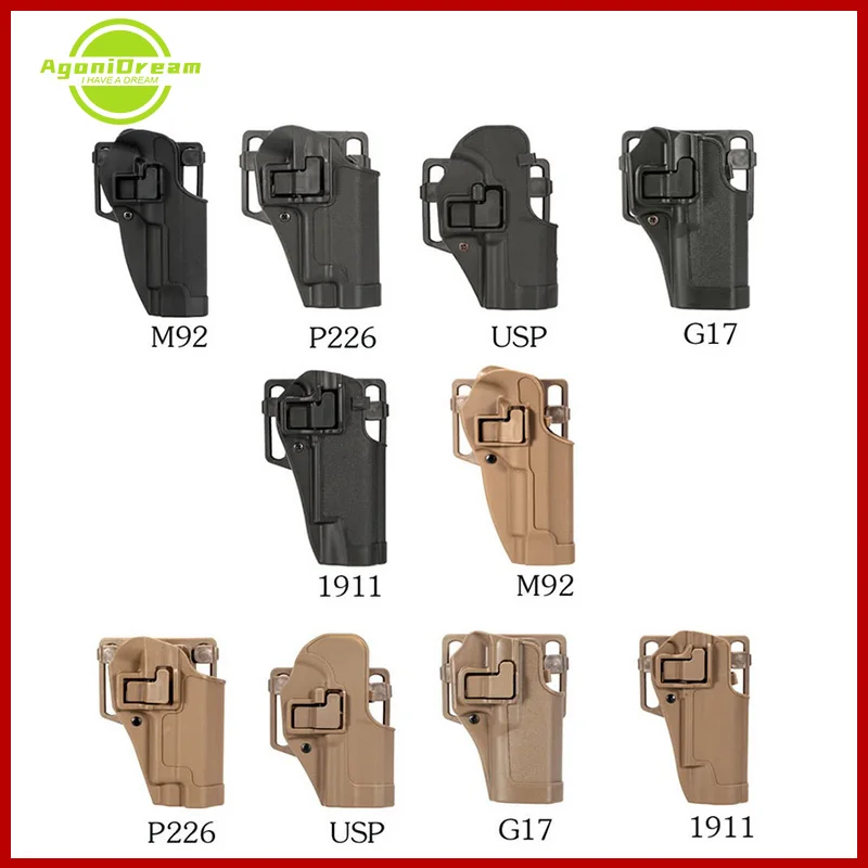 Tactical CQC 1911 / G17 / M92 / P226 / USP Without Light Waist Holster Gun With Accessories Hunting Air Rifle Holster
Tactical CQC 1911 / G17 / M92 / P226 / USP Without Light Waist Holster Gun With Accessories Hunting Air Rifle Holster